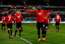 R. Lukaku dublis išvedė "Man Utd" į FA taurės ketvirtfinalį (VIDEO)