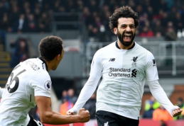 M. Salah įvartis rungtynių pabaigoje atvedė į pergalę "Liverpool" (VIDEO)