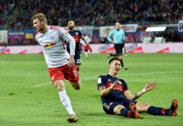 "Leipzig" nutraukė įspūdingą "Bayern" nepralaimėtų rungtynių seriją (VIDEO)