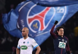 PSG lengvai žengė į Prancūzijos taurės pusfinalį, ketverte – dvi trečios lygos komandos (VIDEO)