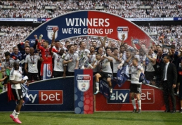 "Fulham" įveikė "Aston Vila" ir grįžta į "Premier" lygą (VIDEO)