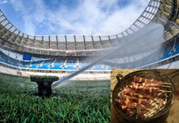Vasara - be šašlyko: rusai uždraudė pasaulio čempionato metu kepti maistą lauke