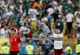 Meksika įveikė Pietų Korėją ir yra arti aštuntfinalio (VIDEO)