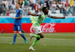 Šansas Argentinai: Islandija antrajame kėlinyje pralaimėjo Nigerijai (VIDEO)