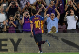 Pergalingas "Barcos" startas šalies pirmenybėse pažymėtas L. Messi dubliu (VIDEO)