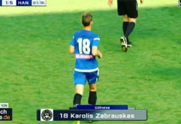 16-metis K.Žebrauskas debiutavo "Udinese" gretose