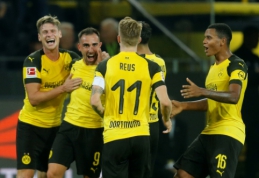 "Borussia" rungtynių pabaigoje susitvarkė su "Eintracht"