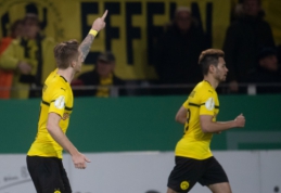 Vokietijos taurė: "Borussia" antrosios lygos ekipą nugalėjo tik po pratęsimo