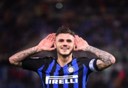Romoje triumfavę "Inter" futbolininkai pakilo į antrąją vietą "Serie A" čempionate
