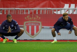 PSG žvaigždės Neymaras ir Mbappe susižeidė draugiškų rungtynių metu