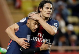Stebuklas neįvyko: PSG sutraiškė ir "Monaco"
