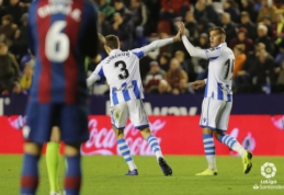 Puikią atkarpą antrajame kėlinyje sužaidęs "Real Sociedad" įveikė "Levante"