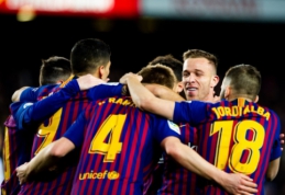 "Barcelona" sutaršė "Sevillą" ir žengė į Karaliaus taurės pusfinalį