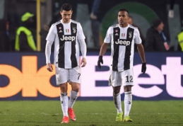 Realizuotas baudinys rungtynių pabaigoje leido "Juventus" nugalėti "Lazio"