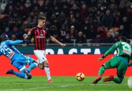 K. Piatekas sėkmės negarantavo: "AC Milan" ir "Napoli" sužaidė lygiosiomis