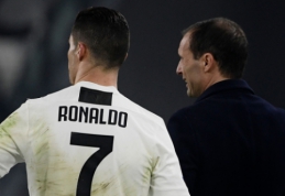 M. Allegri: "Ronaldo supranta, kad gali praleisti mačą su "Ajax"