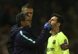 C. Smallingas apie incidentą su L. Messi: &quot;Jis suprato, kad tai tebuvo žaidybinis epizodas&quot;