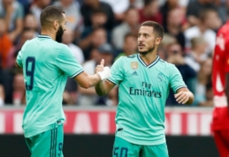 E. Hazardas atsidarė įvarčių sąskaitą Madrido "Real" klube