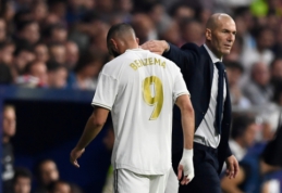 K. Benzema įvarčiu pasidžiaugęs Z. Zidane'as: "Jis daro kitus žaidėjus geresniais"