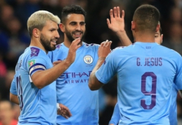 "Man City" ir "Leicester" prasibrovė į kitą Anglijos lygos taurės etapą