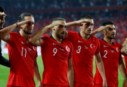 Turkai dėl kontroversiško įvarčio šventimo gali sulaukti nuobaudos iš UEFA