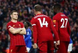 Nepalaužiamas: "Liverpool" mačo pabaigoje išplėšė pergalę prieš "Leicester"
