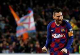 L. Messi vėl rodė savo magiją, o "Barcelona" grįžo į pergalių kelią