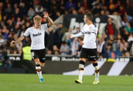 "Valencia" ir "Real Sociedad" šventė pergales savo stadione