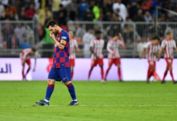 Penkių įvarčių trileris baigėsi netikėtu "Barcelona" pralaimėjimu Supertaurėje