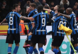 Dviejų įvarčių deficitą panaikinęs "Inter" triumfavo Milano derbyje