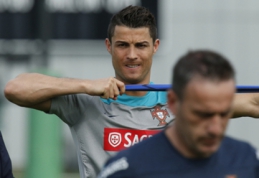 Portugalijos rinktinės treneris P.Bento: C.Ronaldo sparčiai atsigauna po traumos