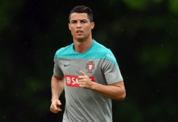 Portugalijos rinktinėje - nerimas dėl C.Ronaldo sveikatos
