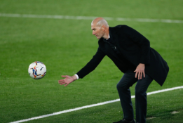 Z. Zidane'as pakomentavo pasirodžiusius gandus apie savo išvykimą