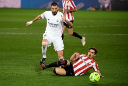 Madrido „Real“ palaužė mažumoje likusią Bilbao „Athletic“ ekipą 