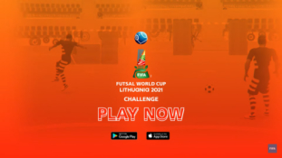Išleistas žaidimas mobiliesiems įrenginiams „FIFA Futsal WC 2021 Challenge“