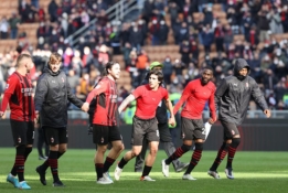 „Sampdorią“ įveikę „AC Milan“ futbolininkai užkopė į „Serie A“ turnyrinės lentelės viršūnę