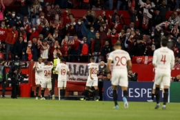 „Sevilla“ per dvi minutes patiesė „Dinamo“, „Atalanta“ turėjo vargo su „Olympiakos“
