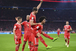 S. Gnabry „hat-tricku“ pažymėtame mače „Bayern“ pervažiavo „Werder“ futbolininkus