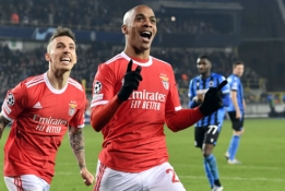 „Benfica“ pirmame aštuntfinalio mače palaužė „Brugge“ ekipą