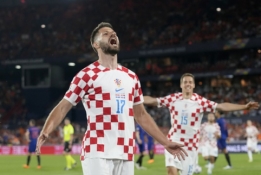B. Petkovičiaus įvartis išvedė Kroatiją į Tautų lygos finalą