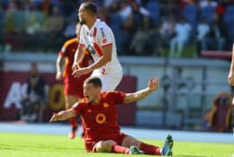 „Roma“ futbolininkai pačioje rungtynių pabaigoje išplėšė pergalę