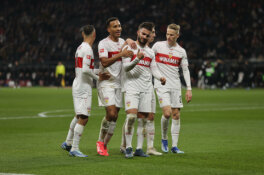 „Stuttgart“ pirmajame kėlinyje sutvarkė reikalus su Frankfurto „Eintracht“ klubu