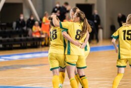 Moterų futsal rinktinė Birštone dukart susitiks su Latvijos futbolininkėmis
