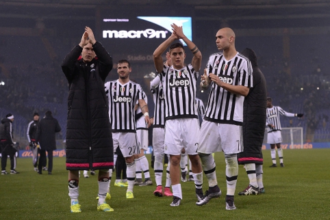 "Juventus" įveikė "Lazio" ir žengė į "Coppa Italia" pusfinalį, "Serie A" mače - "Sassuolo" bei "Torino" lygiosios