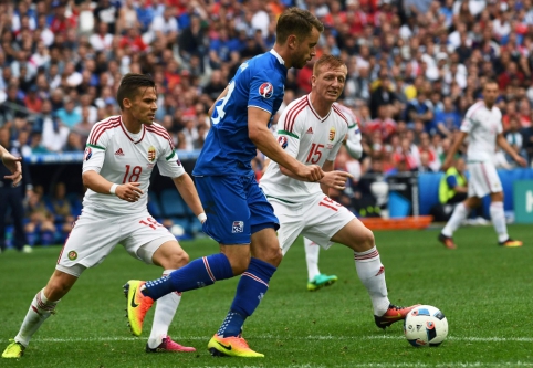 Vengrija mačo pabaigoje išplėšė lygiąsias prieš Islandiją ir priartėjo prie aštuntfinalio (VIDEO, FOTO)