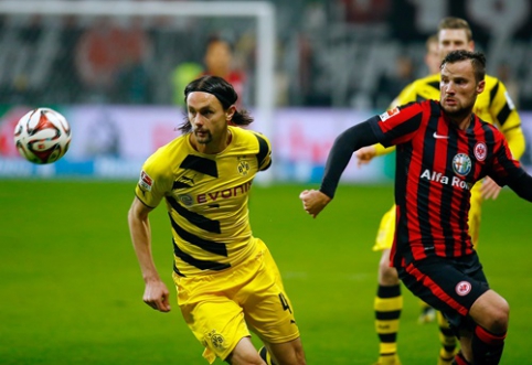 "Borussia" pralaimėjo ir Vokietijos čempionate lieka paskutinėje vietoje (VIDEO)