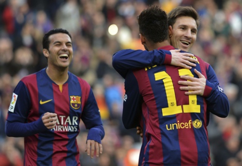 L.Messi "hat-trickas" nulėmė triuškinančią "Barcos" pergalę, "Atletico" pralaimėjo (VIDEO)