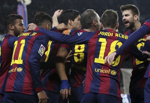 Karaliaus taurės pusfinalyje - "Barcelona" pergalė prieš "Villarreal" (VIDEO)