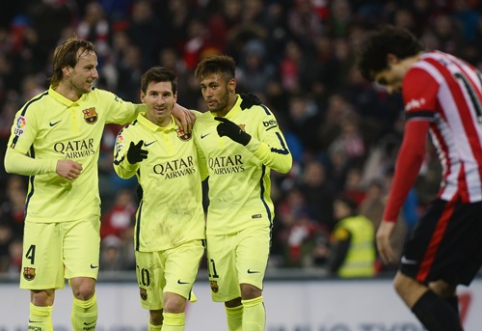 Įvarčių lietuje "Barcelona" sutriuškino "Athletic" futbolininkus (VIDEO)