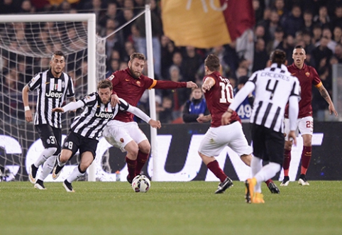 "Roma" ir "Juventus" mūšis baigėsi lygiosiomis (VIDEO)